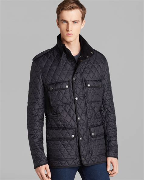 burberry brit diamond quilted jacket mens|Burberry diamond quilted jacket review.